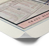 ヴィンテージキッチン1925 ポスター (角)