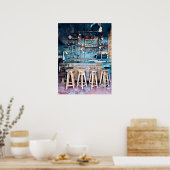 「ヴィンテージキッチン」 ポスター (キッチン)