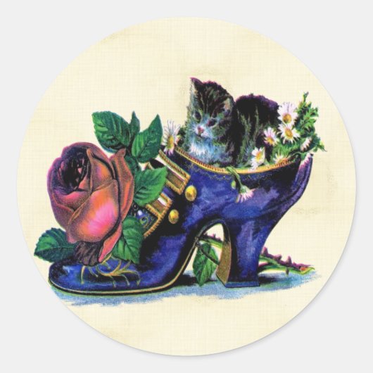 ヴィンテージキットインレディーズシューズシール ラウンドシール (正面)