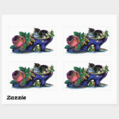 ヴィンテージキットインレディーズシューズシール 長方形シール (シート)