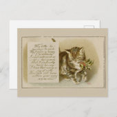 ヴィンテージキットクリスマスポストカード シーズンポストカード (正面/裏面)