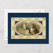 ヴィンテージキットクリスマスポストカード シーズンポストカード (正面/裏面)