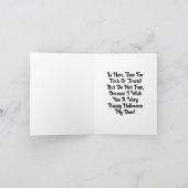 ヴィンテージキットハロウィーン用グリーティングカード カード (内部)