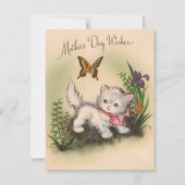 ヴィンテージキットン&バタフライ母ウィッシュ シーズンカード (正面)