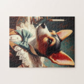 ヴィンテージキツネテリア絵画ズ ジグソーパズル (横)
