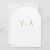 ヴィンテージキツネ結婚式招待状 招待状 (裏面)