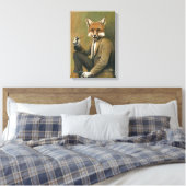 ヴィンテージキツネ訴訟キャンバスプリント キャンバスプリント (インサイチュ (寝室))