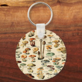 ヴィンテージキノコとキノコ キーホルダー (正面)