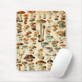 ヴィンテージキノコとキノコ マウスパッド (マウス)