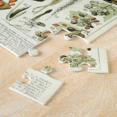 ヴィンテージキノコイラストレーションバイアドルフミロ ジグソーパズル (側面)