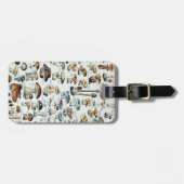 ヴィンテージキノコ可食図 ラゲッジタグ (正面横)