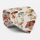 ヴィンテージキノコ菌イラストレーションI ネクタイ (ロール)