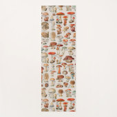 ヴィンテージキノコ菌イラストレーションI ヨガマット (正面)