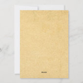 ヴィンテージキノコ菌茶色のクリスマス シーズンカード (裏面)