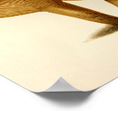 ヴィンテージキノコ1861アートプリントイエローキャップ ポスター (角)