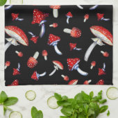 ヴィンテージキノコ キッチンタオル (折り畳み)