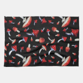 ヴィンテージキノコ キッチンタオル (横)