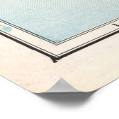 ヴィンテージキプロスとクレタの地図(1901) ポスター (角)