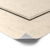 ヴィンテージキプロスの地図(1764) ポスター (角)