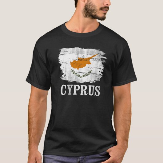 ヴィンテージキプロス国旗 Tシャツ (正面)