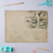 ヴィンテージキャタピラーアリスinワンダーランド・デコパージュ 薄葉紙 (クラフト)