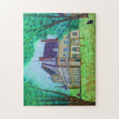 ヴィンテージキャッスルハウスロマカラフルンス ジグソーパズル (縦)