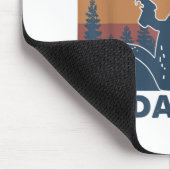 ヴィンテージキャッツピューマダファおもしろいカス熱狂する猫 マウスパッド (コーナー)