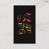 ヴィンテージキャッツミュージックノーおもしろいト子猫 名刺 (正面)