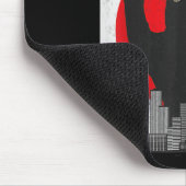 ヴィンテージキャッツラ日本のサンセットスタイルキャットキッテン マウスパッド (コーナー)