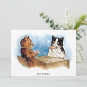 ヴィンテージキャッツ遊のトランプのポーカーbyルイ・ウェインカード カード (スタンド正面)