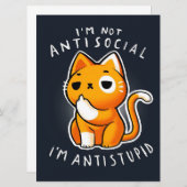 ヴィンテージキャットアート|バレンタインのかわいい贈り物 (正面/裏面)