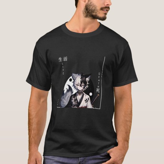 ヴィンテージキャットウォリア日本のー忍者キャット2 Tシャツ (正面)