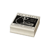 ヴィンテージキャットカスタム元図書室 ラバースタンプ (スタンプ)