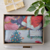 ヴィンテージキャットクリスマスルイワーイン 薄葉紙 (ギフト)