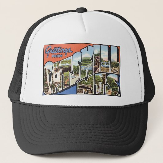 ヴィンテージキャットスキルマウンテンズハガキ キャップ (正面)