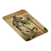 ヴィンテージキャットテーマ |カルテポストエール |猫とバイオリン マグネット (右側)