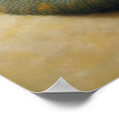 ヴィンテージキャットドラゴンと蝶の羽 ポスター (角)