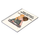 ヴィンテージキャットボーイ図解入りの、写真付きのマガジン1920s ノートブック (左側)