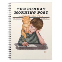 ヴィンテージキャットボーイ図解入りの、写真付きのマガジン1920s