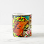 ヴィンテージキャットメリークリスマス コーヒーマグカップ (中央)