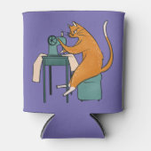 ヴィンテージキャット裁縫 缶クーラー (正面)