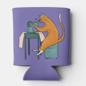 ヴィンテージキャット裁縫 缶クーラー (裏面)