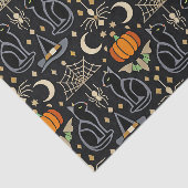 ヴィンテージキャット アールデコ ハロウィン 薄葉紙 (詳細)