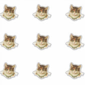 ヴィンテージキャット シール (正面)