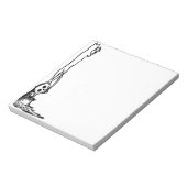 ヴィンテージキャット、スカル、Owlメモ帳 ノートパッド (回転)