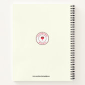 ヴィンテージキャッパーソナライズされたトカリア&イヴビクトリアン ノートブック (裏面)