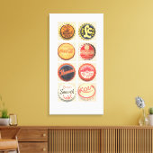 ヴィンテージキャップ キャンバスプリント (インサイチュ (リビング))