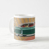 ヴィンテージキャデラック'サイズの問題'プラスもっと コーヒーマグカップ (正面左)