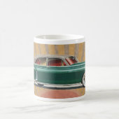 ヴィンテージキャデラック'サイズの問題'プラスもっと コーヒーマグカップ (中央)