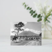 ヴィンテージキャトルドライブ過去サンミゲル火山 ポストカード (スタンド正面)